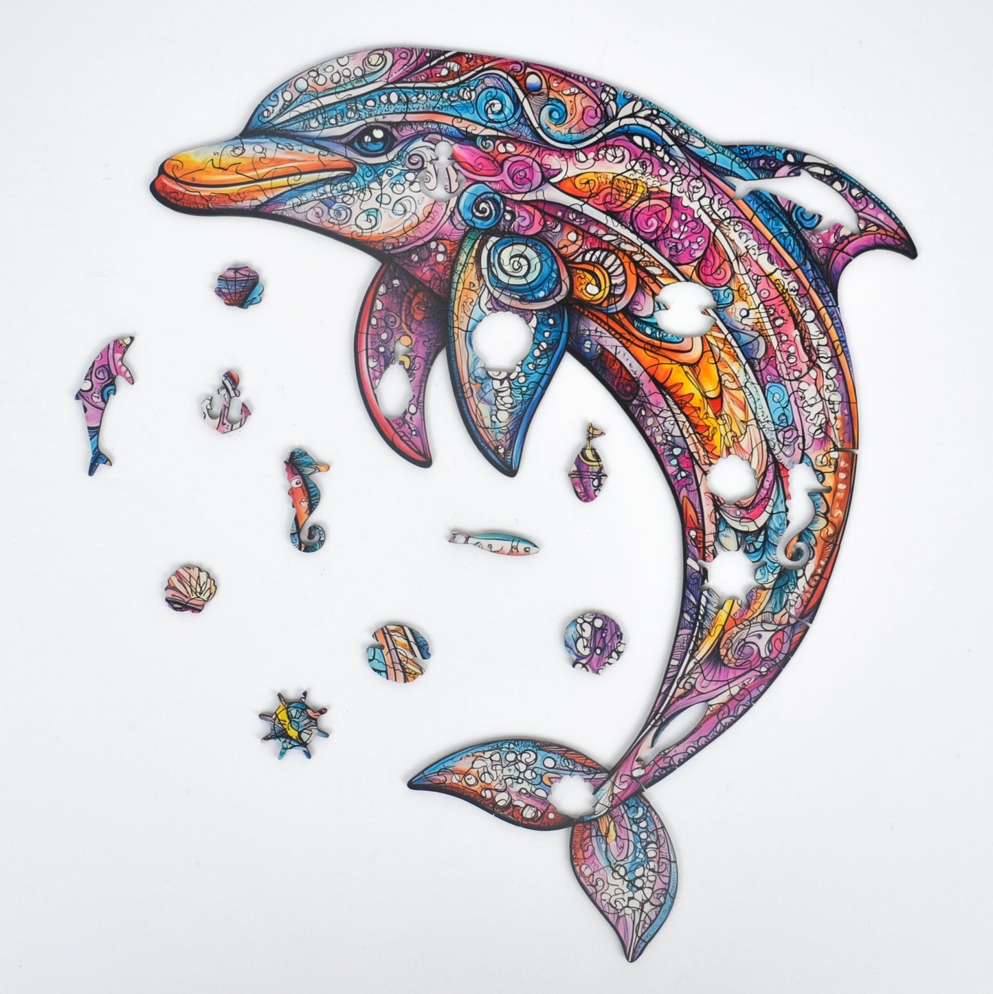 Adriatic Dolphin Puzzle - Lubiwood UK