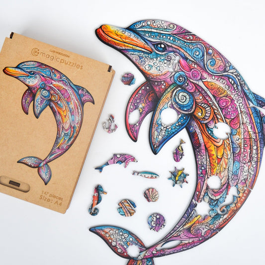 Adriatic Dolphin Puzzle - Lubiwood UK