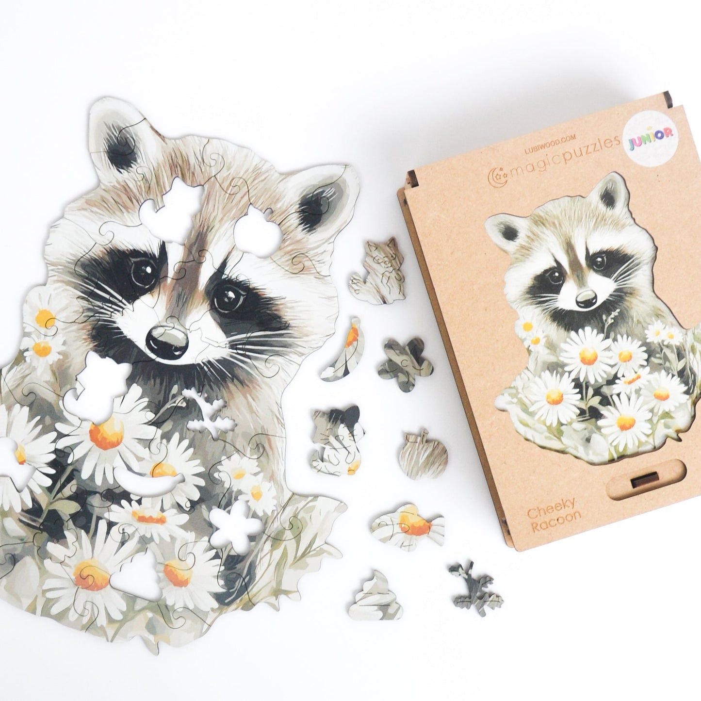 Cheeky Raccoon Junior Puzzle - Lubiwood