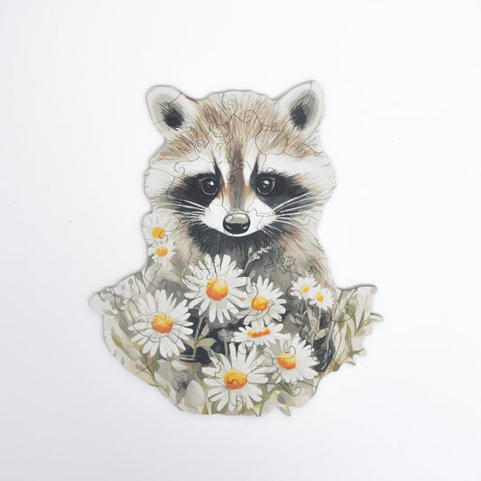 Cheeky Raccoon Junior Puzzle - Lubiwood