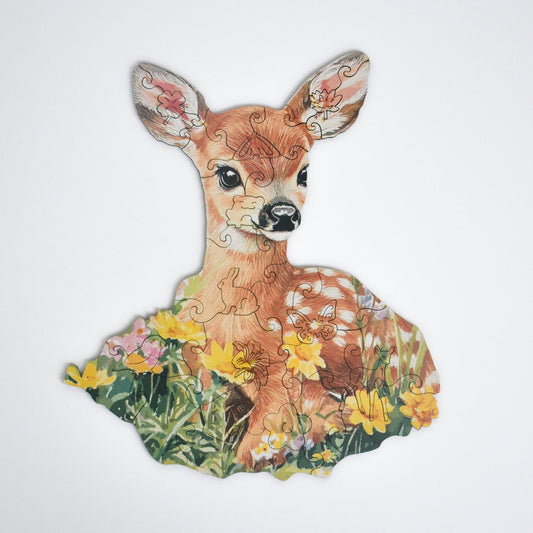 Dainty Deer Junior Puzzle - Lubiwood