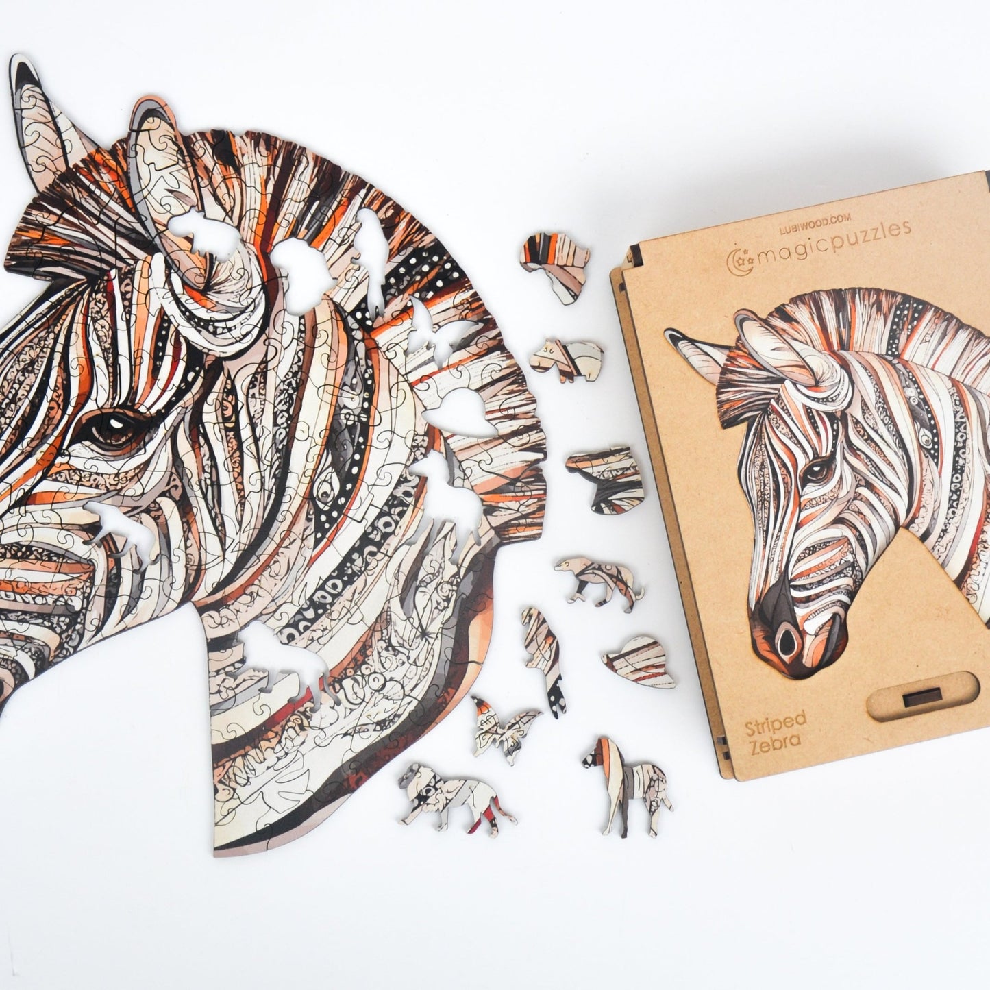 Striped Zebra Puzzle - Lubiwood UK