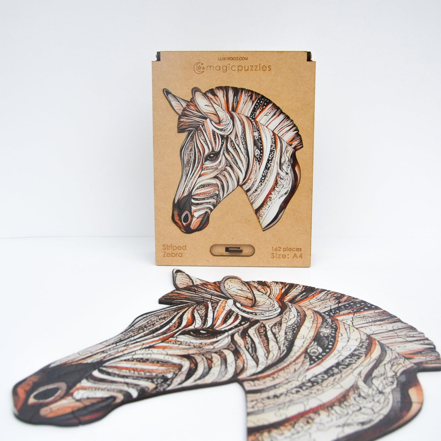 Striped Zebra Puzzle - Lubiwood UK