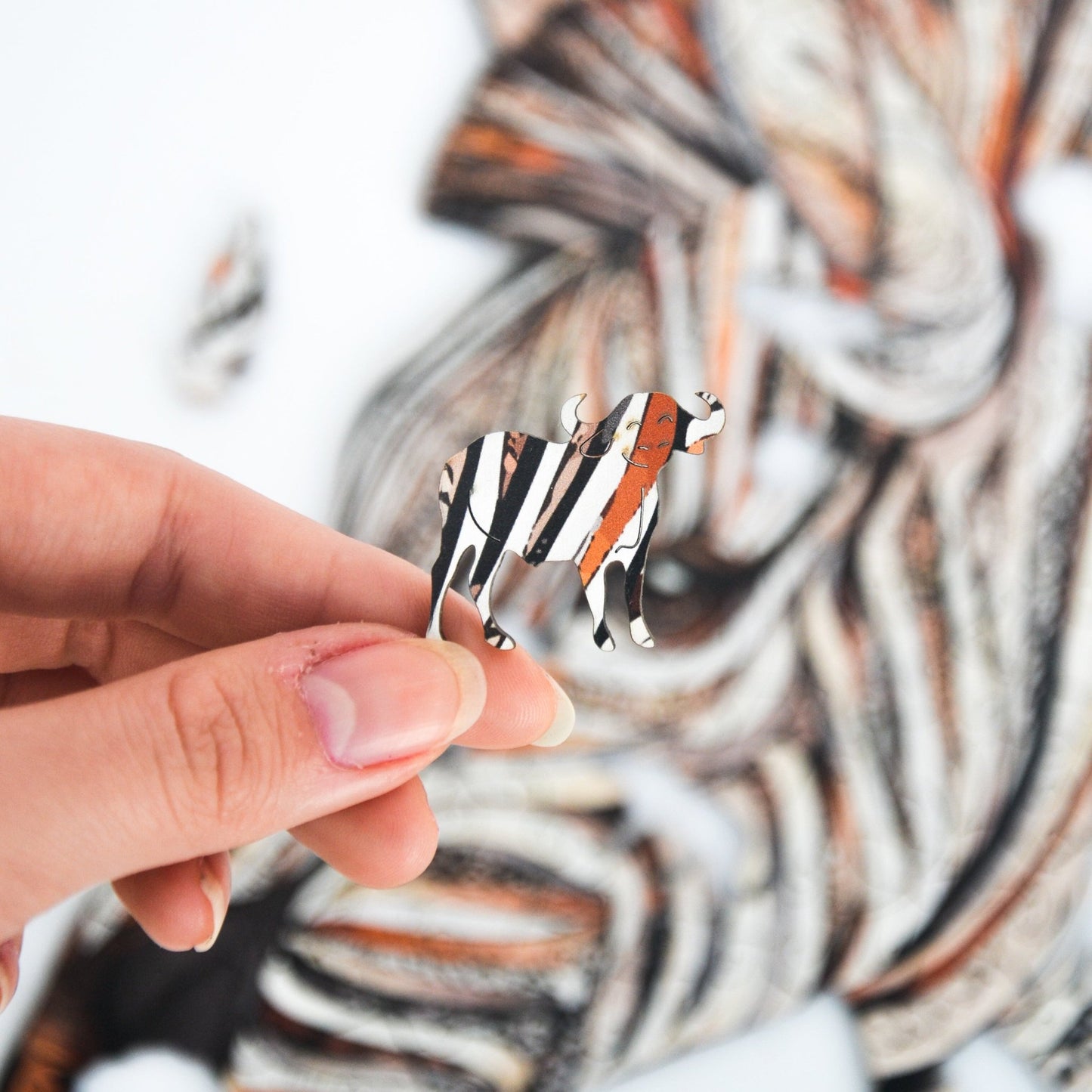 Striped Zebra Puzzle - Lubiwood UK