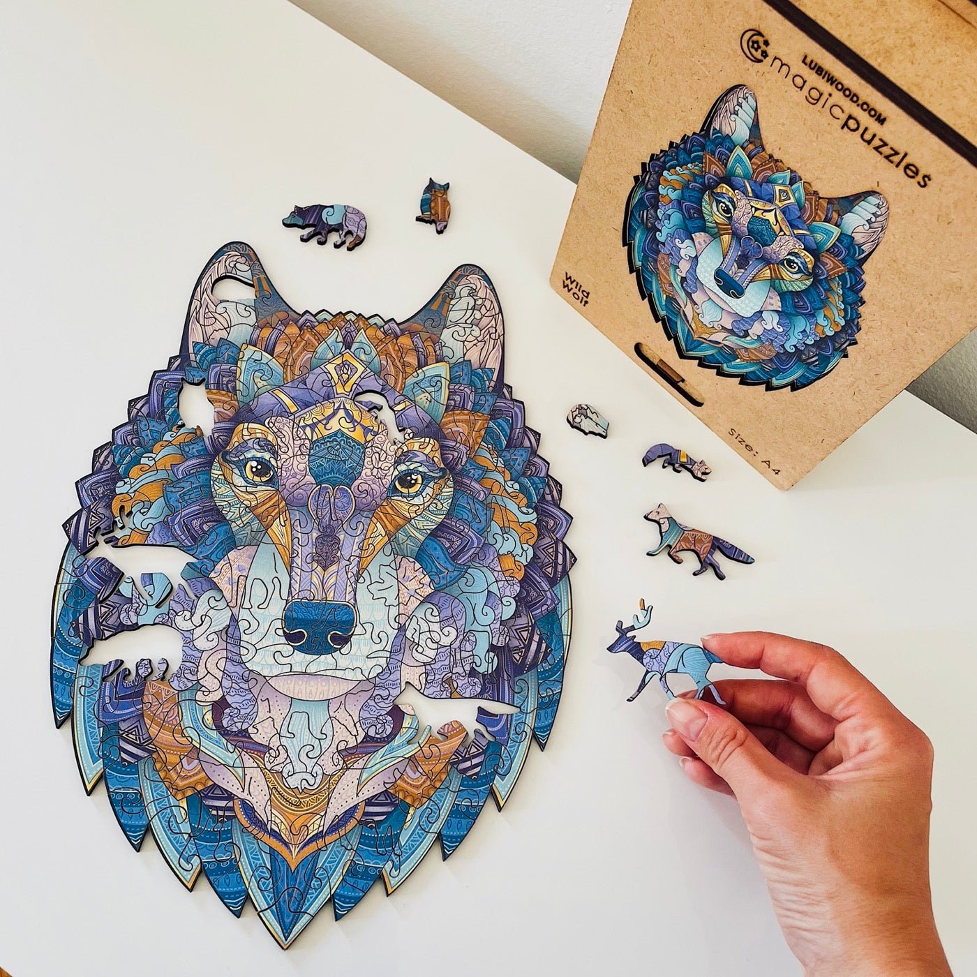 Wild Wolf Puzzle - Lubiwood UK