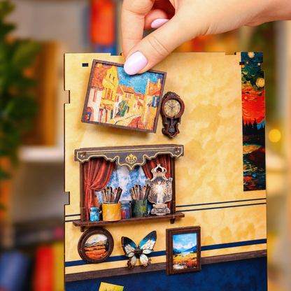 Art Workshop Book Nook