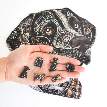 Chocolate Labrador Puzzle - Lubiwood UK