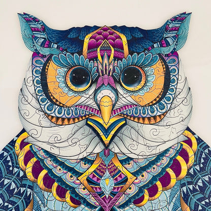 Cosmic Owl Puzzle - Lubiwood UK