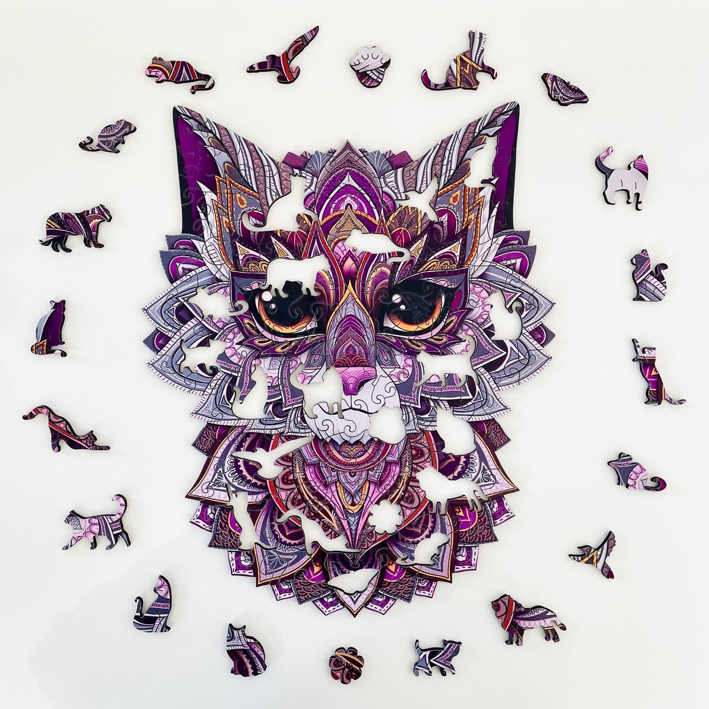 Curious Cat Puzzle - Lubiwood UK