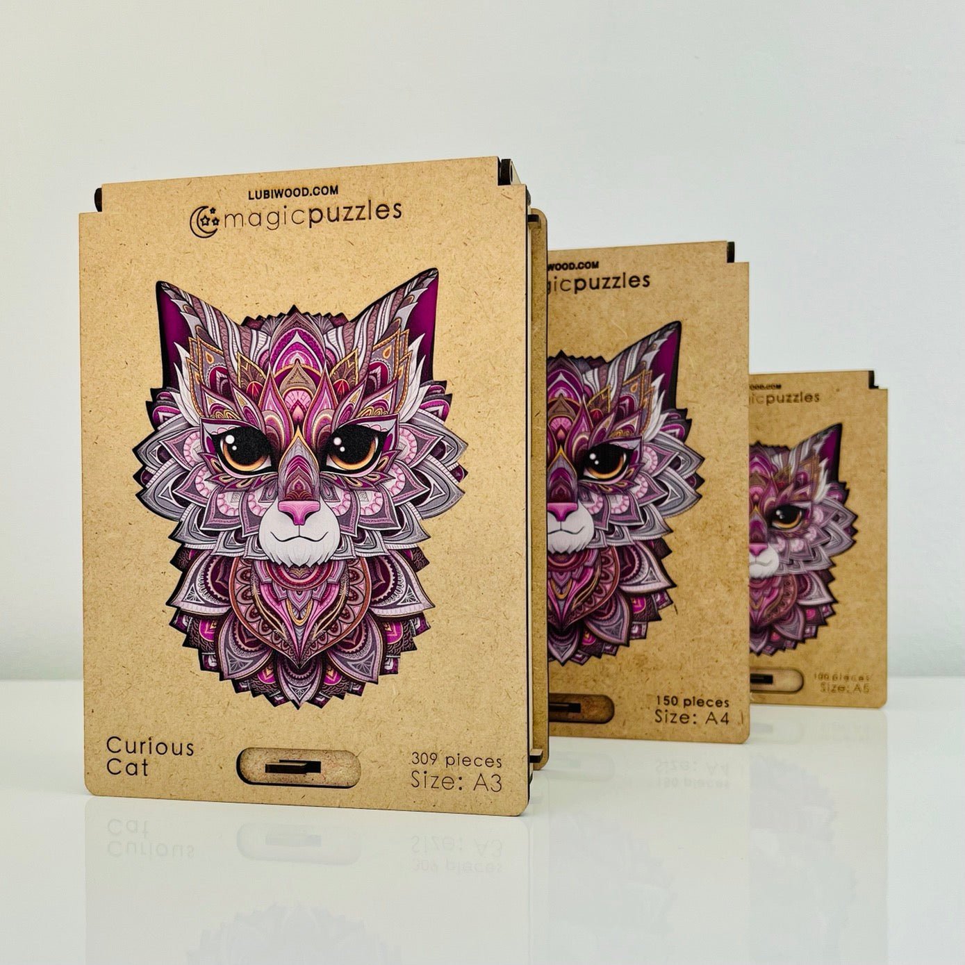Curious Cat Puzzle - Lubiwood UK