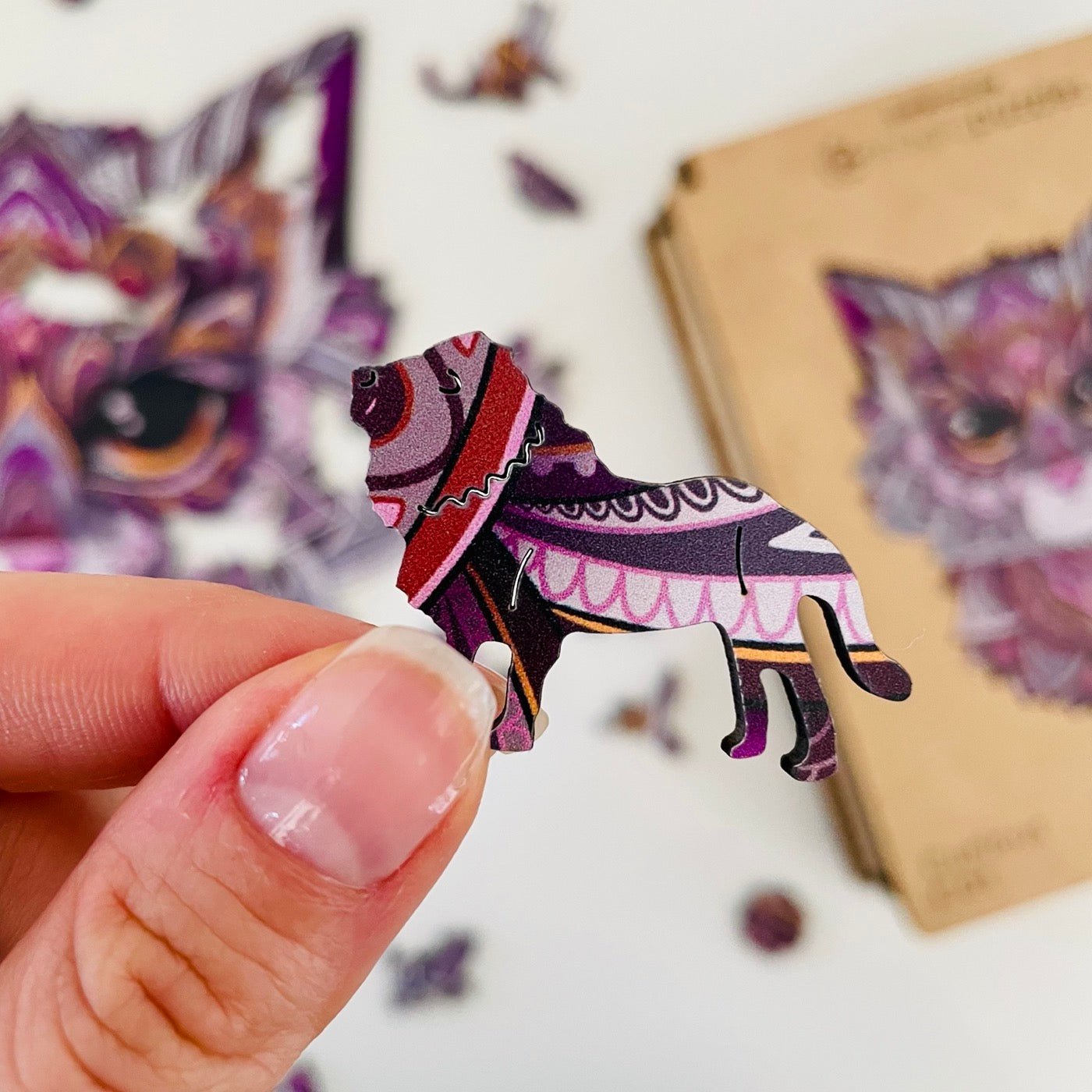 Curious Cat Puzzle - Lubiwood UK