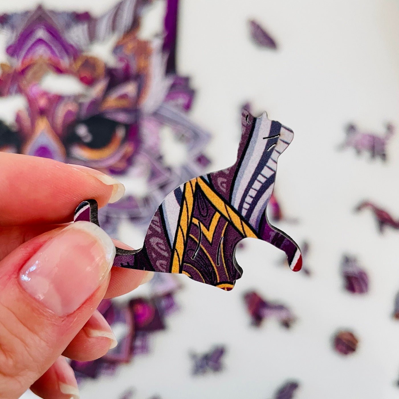Curious Cat Puzzle - Lubiwood UK