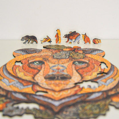 Forest Bear Puzzle - Lubiwood UK