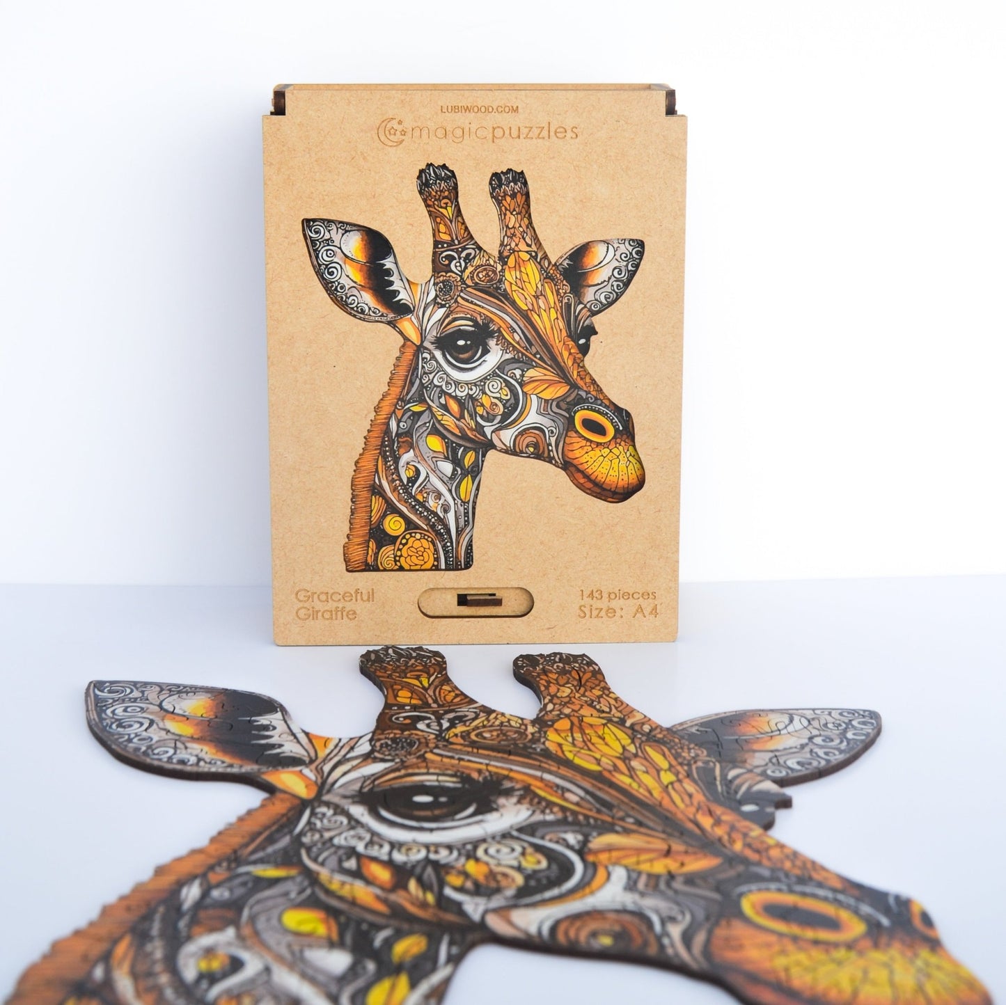 Graceful Giraffe Puzzle - Lubiwood UK