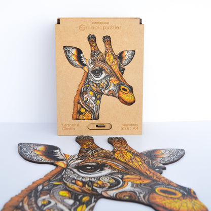 Graceful Giraffe Puzzle - Lubiwood UK