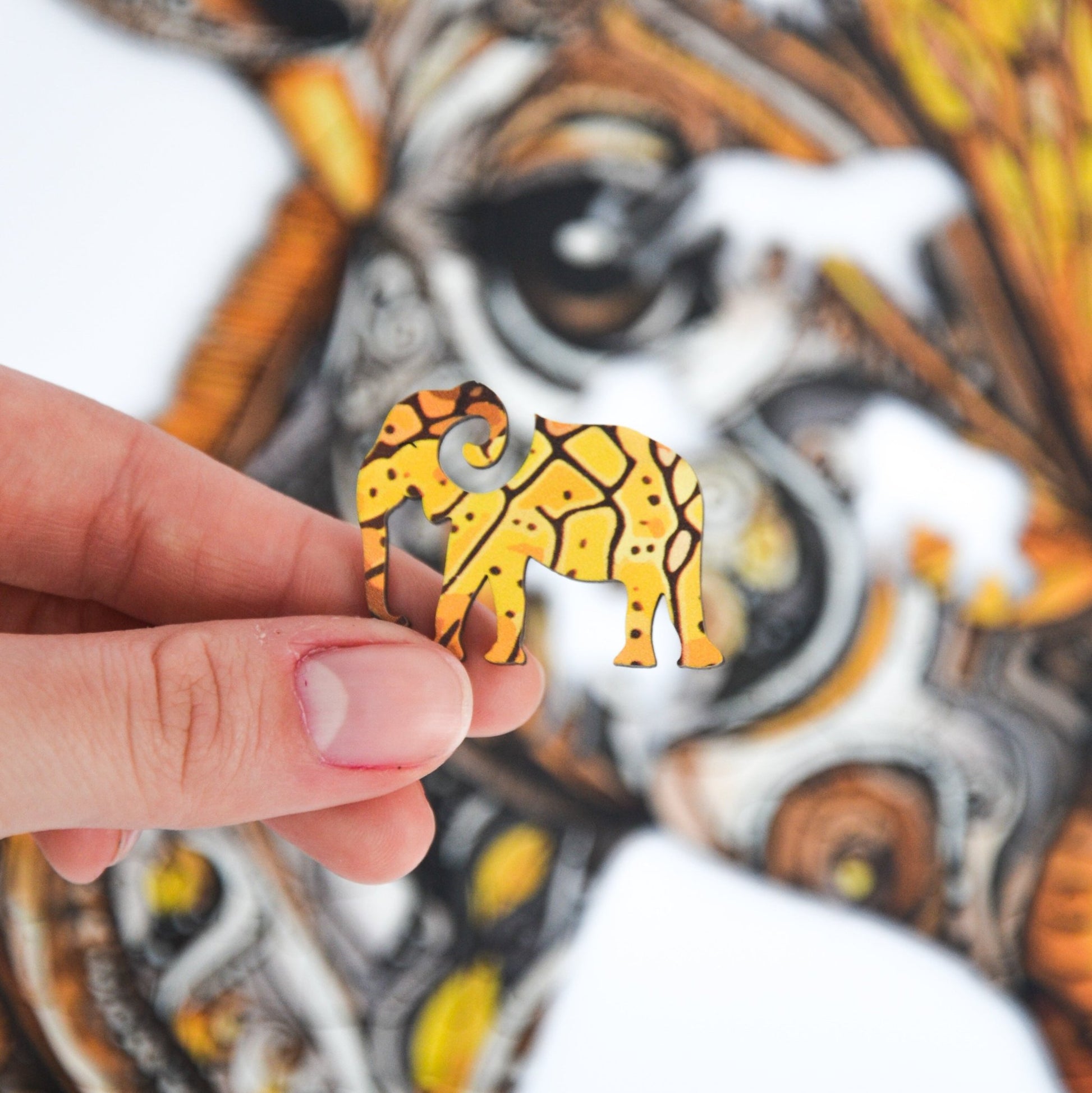 Graceful Giraffe Puzzle - Lubiwood UK