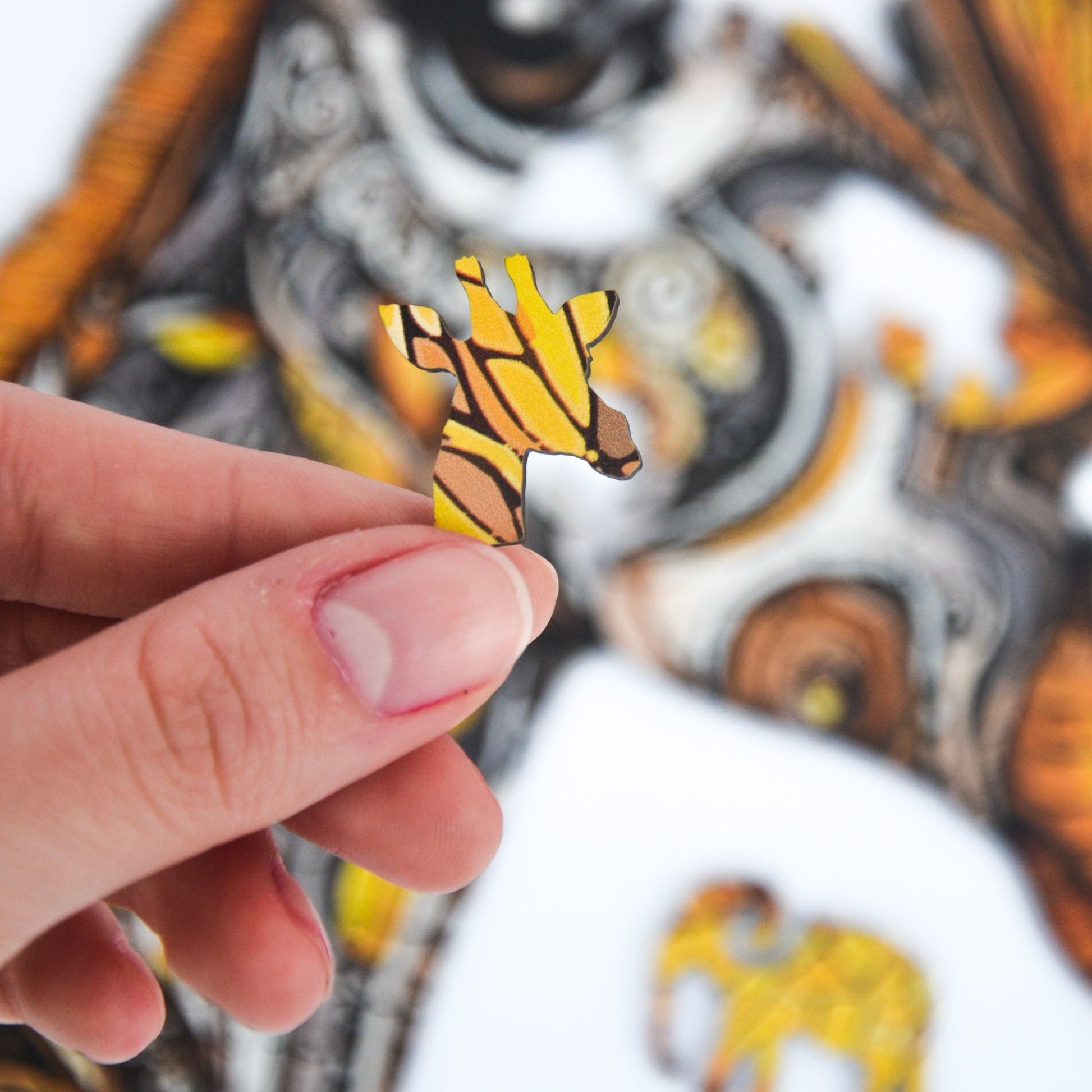 Graceful Giraffe Puzzle - Lubiwood UK