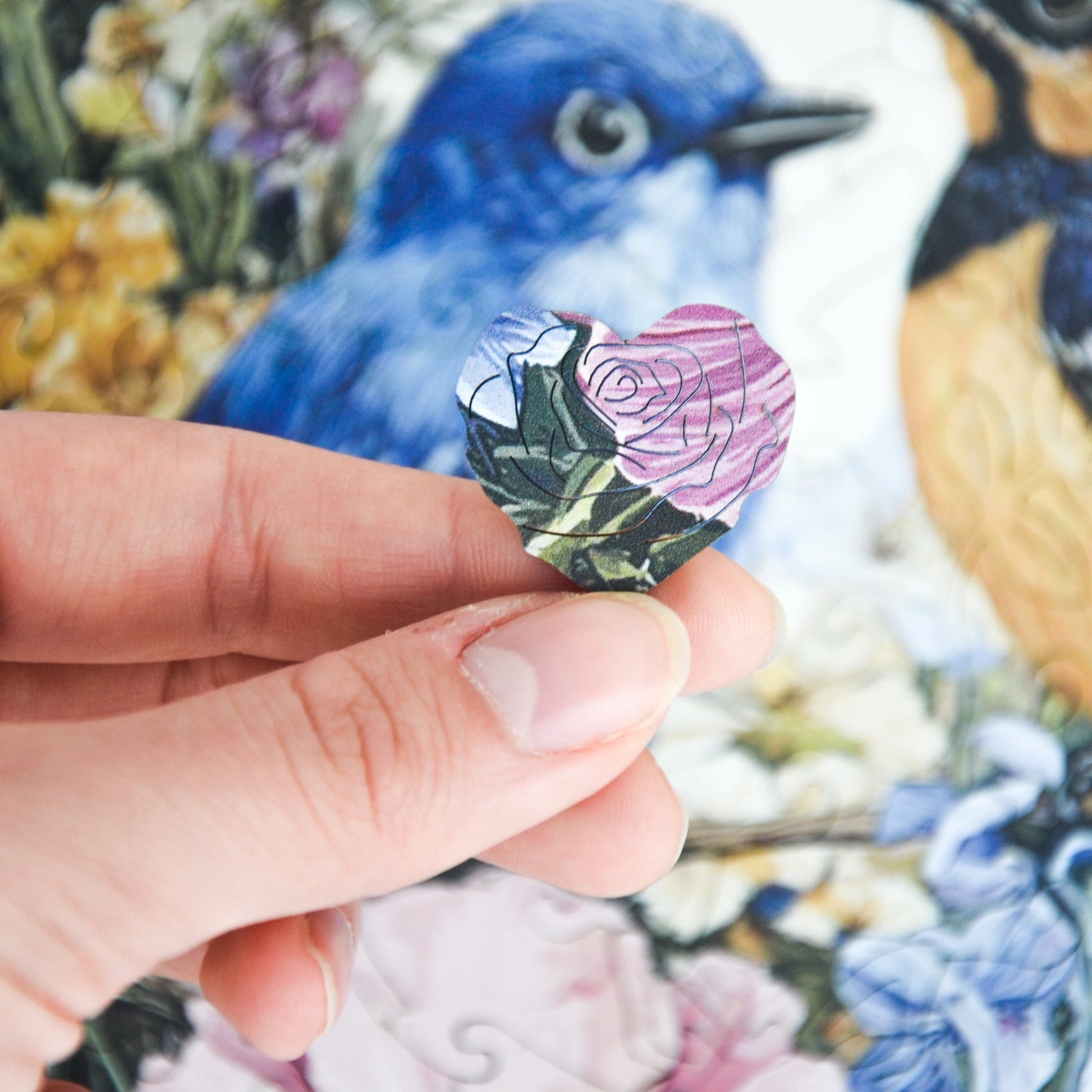 Spring Birds Puzzle - Lubiwood UK