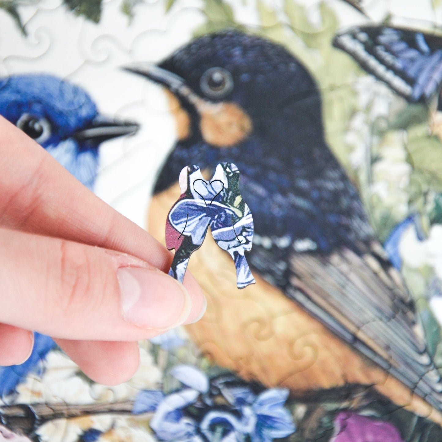 Spring Birds Puzzle - Lubiwood UK