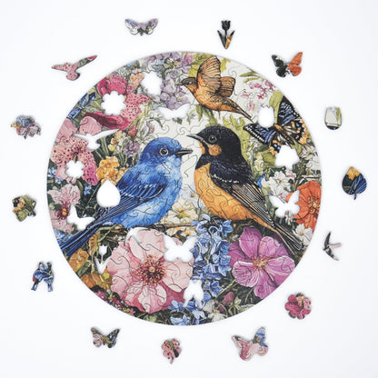 Spring Birds Puzzle - Lubiwood UK